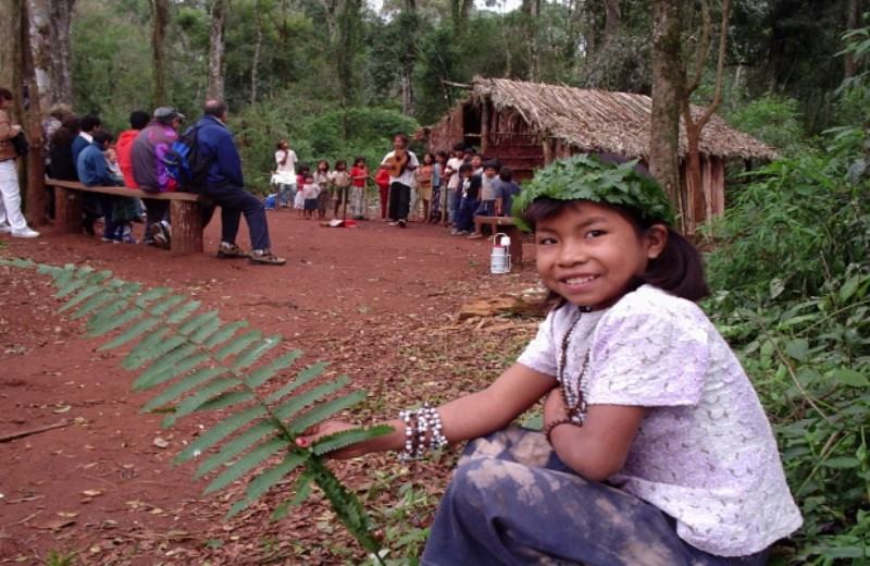 Visita a la comunidad guaraní