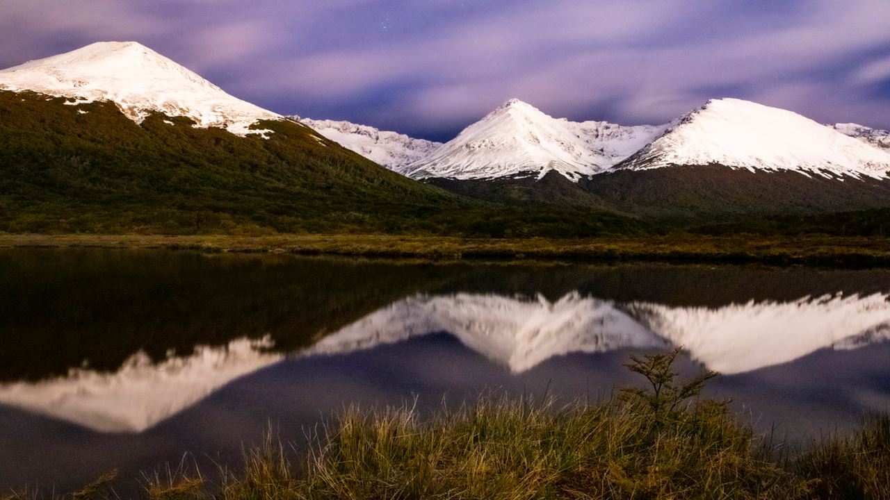 COUCHER DE SOLEIL AU GLACIER MARTIAL (6)