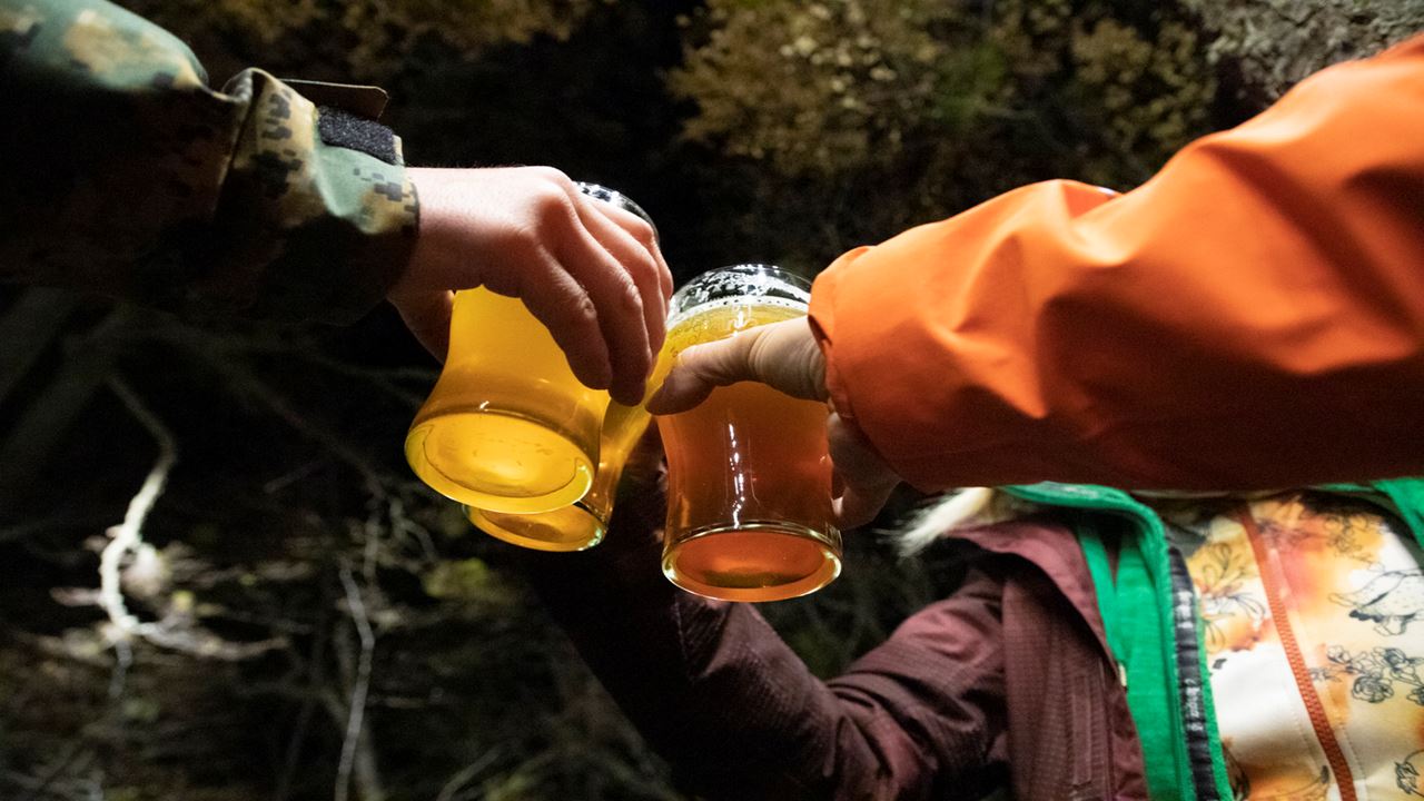 COUCHER DE SOLEIL AU GLACIER MARTIAL (7)