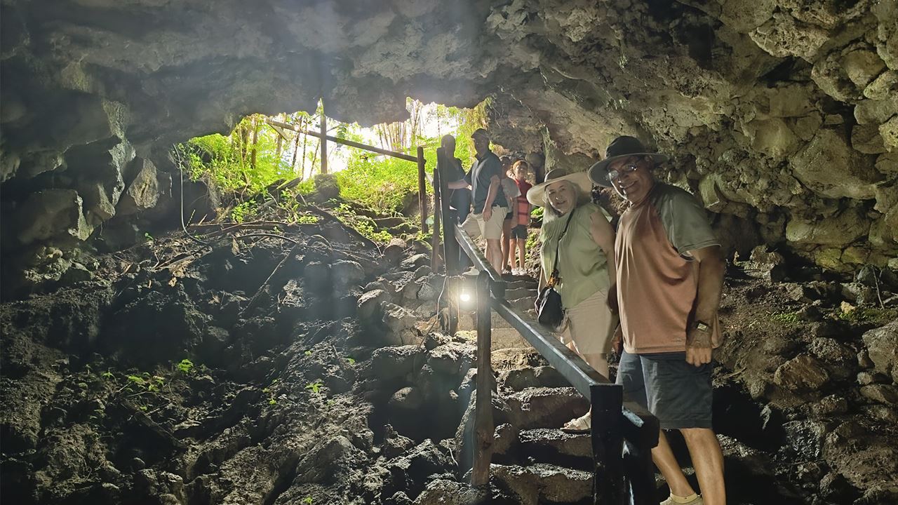 De Baltra à Puerto Ayora : Transfert avec Turtle Ranch et Lava Tunnels (8)