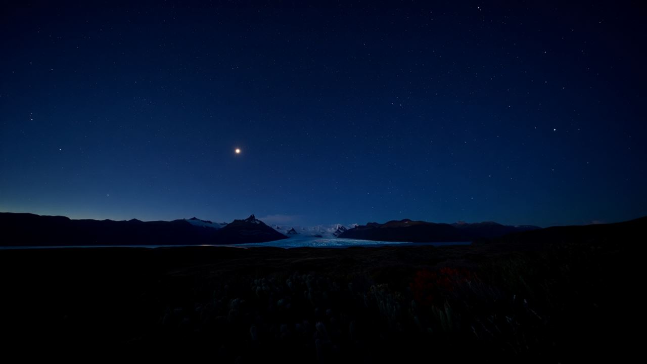 GLACIER PERITO MORENO AVEC UNE PLEINE LUNE (3)