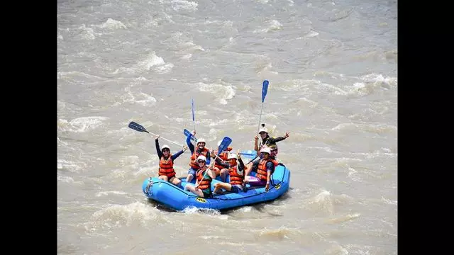 Rafting Auf Dem Fluss Chicamocha