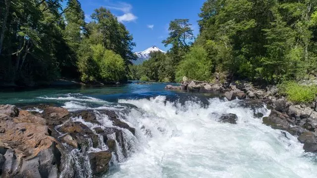 Rafting Auf Dem Oberen Und Unteren Trancura-Fluss