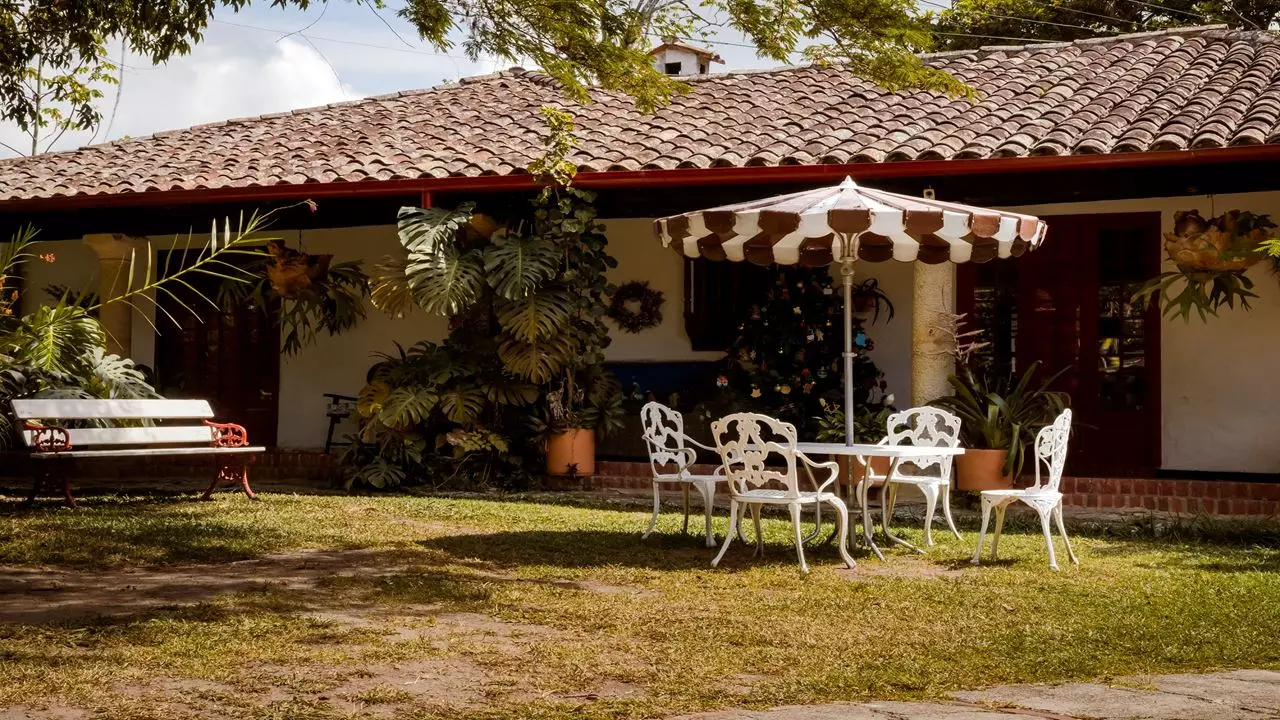 Visite Du Café À L`Hacienda Historique