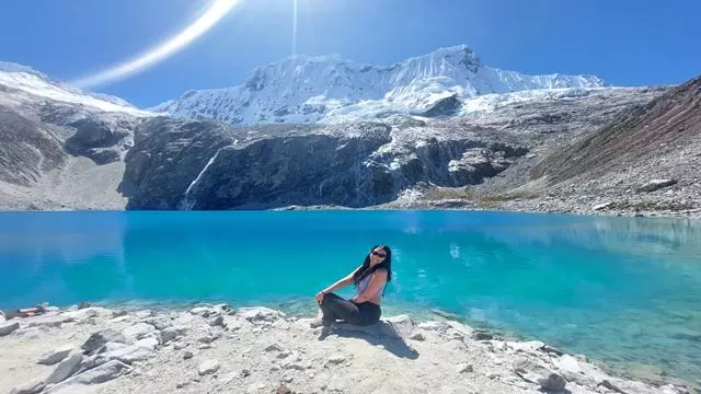 Randonnée À Lagune 69 - Chaîne De Montagnes Blanches