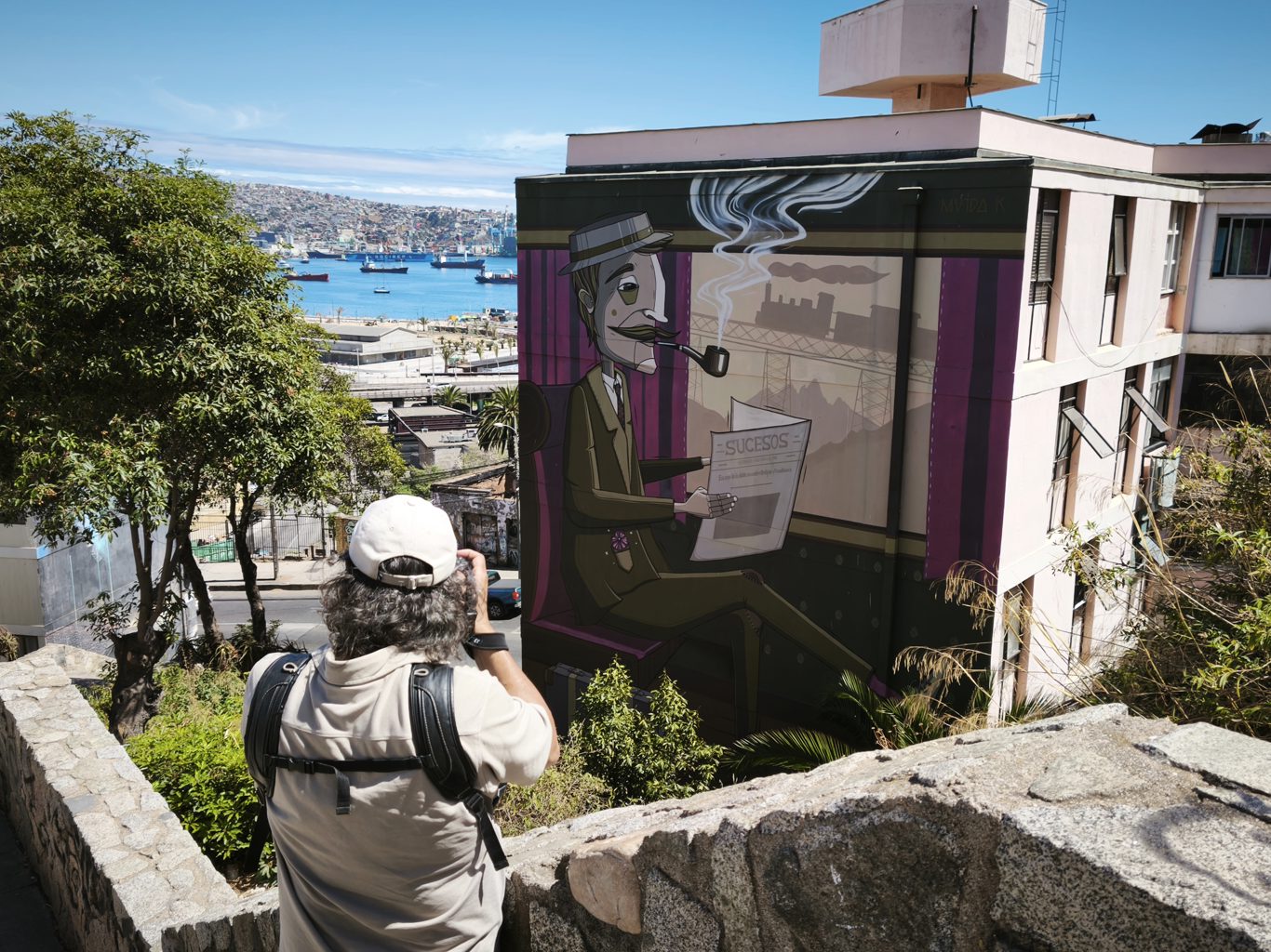 Valparaíso : Circuit D`art Urbain, De Peintures Murales Et De Street Art foto 4